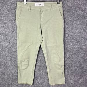 FRANK & EILEEN‎ WICKLOW Womens Sz 6  Chino Raw Hem Pants